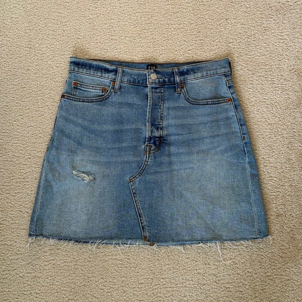 GAP Blue Denim Mini Skirt Size 8/29
